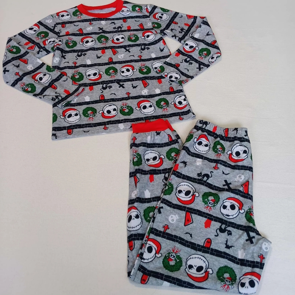 Nightmare Before Christmas Pj 2 Pc. Set Teen Sz 12/14 Halloween Lightweight